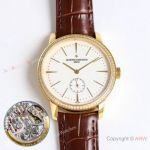 Swiss Copy Vacheron Constantin Patrimony Small Seconds 42 Gold Diamond Watches_th.jpg